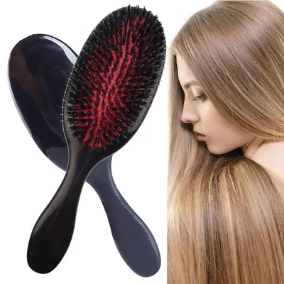 Hair Extension Brush Hairbrush Soft Gentle Teasing Hair Tools Hairdressing… • £6.66