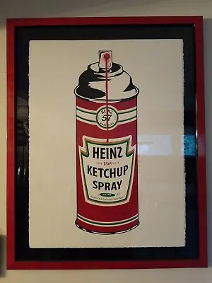 Mr Brainwash 2009 Ketchup Spray Signed Exit Through The Gift Shop (Banksy Movie) • $49697.69