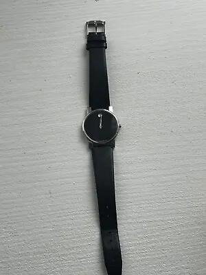 Movado Museum Watch Unisex 31mm 84-G4-875 Stainless Steel - Excellent Condition • $68.33