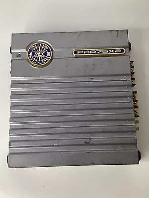 Rare Old School MTX Blue Thunder PRO PRO75X2 Power Subwoofer Amplifier • $99.99