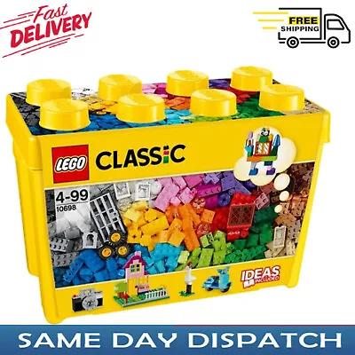 £32.75 • Buy LEGO Brick Box Large Classic Set 10698 Storage Box 790 Pieces Ages 4-99 Years