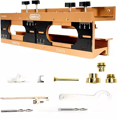 Mortise And Tenon Jig - Drill Template Set With Hollow Chisel Bit Attachment • $135.82