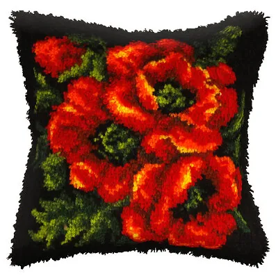 £38.74 • Buy Poppy Latch Hook Kit Cushion Large