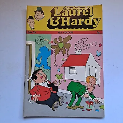 Laurel And Hardy Comic - No.63 - 1972 - Larry Harmon • £7.99