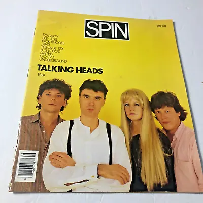 Spin Magazine Talking Heads Cover June 1985 Vol 1 No 2 13  X 11  • $12.99