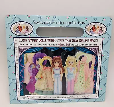 MagiCloth Madame Alexander Little Women Journals Amy & Meg Dolls W/outfits New • $20