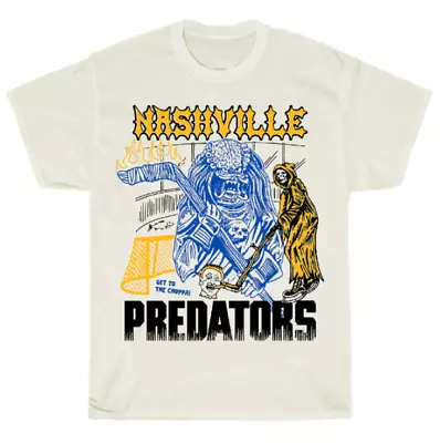 Nashville Predators Hockey Team Retro Vintage T Shirt Gift Fans • $16.14