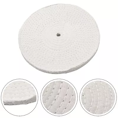 200mm 8 Inch Cloth Buffing Polishing Wheel Mop Bench Grinder Buffer Disc Pad • $24.93