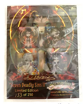 £67.69 • Buy Strangeling Jasmine Becket Griffith Pin SIGNED Seven Deadly Sins II Numbered Set