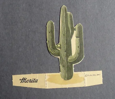 1940's Merita Bread Lone Ranger Standee Cactus • $36.31