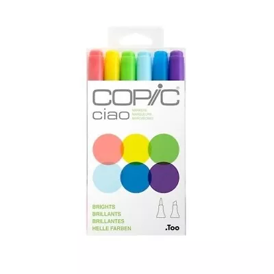 Copic Ciao Brights 6 Pk NEW • $16