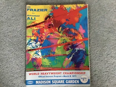 Muhammad Ali V Joe Frazier 1971 Programme • £150