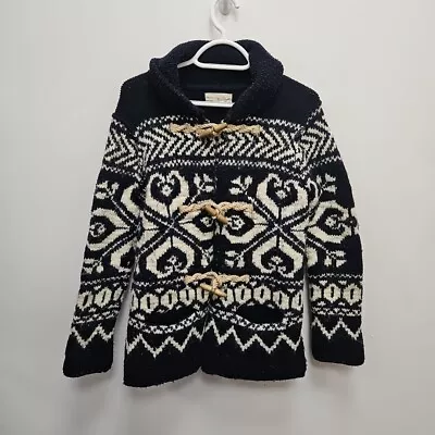 Ralph Lauren Denim Supply Sweater Fair Isle Navajo Cardigan Wool Jumper Sz Small • £79.99