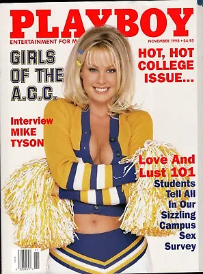 PLAYBOY November 1998 - College Girls ACC Dr. Drew Pinsky Mike Tyson Interview • $11.97