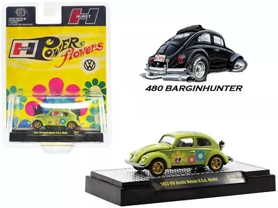 *new* M2 Machines 1953 Vw Beetle Deluxe U.s.a. Model Hurst Power Flowers Hs32 • $13.99