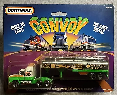 1991 Matchbox Convoy Fresh Squeezed Orange Juice Mack CH600 And Tanker • $15