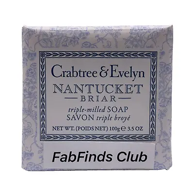 Crabtree & Evelyn Nantucket Briar Triple Milled Bar Soap 3.5oz/100g • $13.95