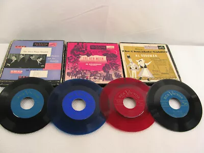 Lot Of 15 Orchestra Band Piano Waltz 7  Records 45RPM Al Goodman Glen Miller +++ • $29.99