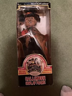 1989 Telco Motion-ettes Halloween Witch 16-20  Moves Light Up Eyes Skull Sound • $45