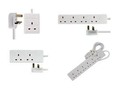 £9.99 • Buy Extension Lead Cable Plug Socket Electric Mains Power 1 2 4 6 Gang Way