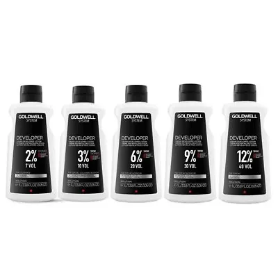 Goldwell Topchic System Lotion Developer Peroxide 2% 3% 6% 9% & 12% 1000ml • £11.89