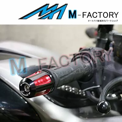 Red FAIZ 7/8'' Handle Bar Ends Fit Yamaha YZF-R1 YZF R1M YZF R6 MT-03 2015 2016 • $21.51