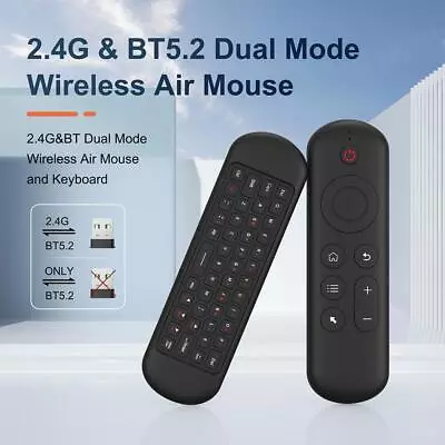 Bluetooth 5.0 Keyboard 2.4G Wireless Mouse Backlight Remote Control' Voice I8O1 • $17.02