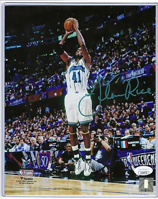 Charlotte Hornets ~ Glen Rice ~ Signed 8x10 Basketball Photo (JSA) Lakers Heat • $17.99