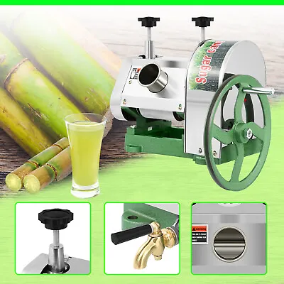 50kg/h Manual Sugar Cane Press Juicer Machine Commercial Extractor Mill • $194.99