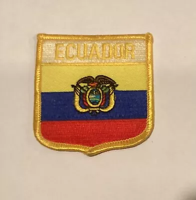 Ecuador Flag Shield Patch • $2.99