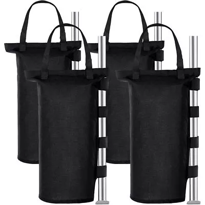 Set Of 4 Secure Sand Bag Leg Pole Weights Large Marquee Market Stall Gazebo Feet • £11.90