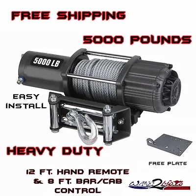 5000 LB Pound WINCH KIT ATV QUAD HONDA RUBICON TRX 500 TRX500FA RECON TRX 250 TE • $359.99