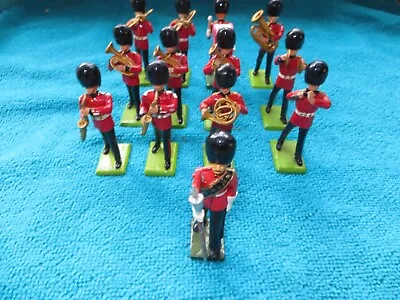Vintage Lead Scots Guards Marching Band Hand Painted X 13  1/32 • £9.95