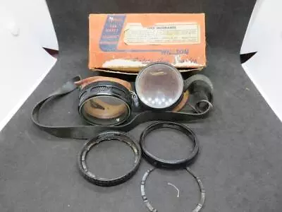 Willson Safety Cup Goggles With Box Vintage Steampunk Item • $16.57