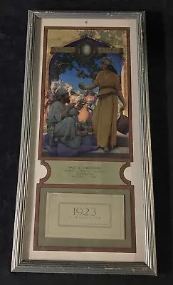 VERY RARE Maxfield Parrish 1923 Edison Mazda Full Calendar- Lamp Seller Bagdad • $562.50