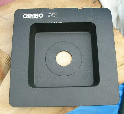 Cambo SC Monorail Recessed Lens Board For Compur 00 26.5mm Hole 5x4  25mm Deep • £79.99