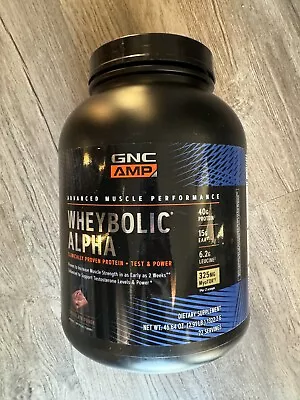 GNC Amp Wheybolic Alpha With MyoTOR Protein Powder Chocolate Fudge 2.91 Lbs 8/25 • $49.97