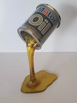 Vintage Advertising Miniature Oil Can Coin Bank Novelty Pouring Motor Oil Spill • $69.99