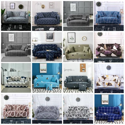 £6.65 • Buy Anti-slip Geometry Slipcover Couch Cover Sofa Dust Home Protector Decoration