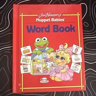 Muppet Babies Word Book 1992 Hardcover Jim Henson • $4.50