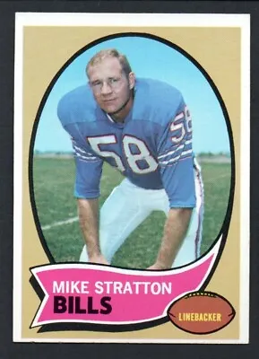 1970 Topps Mike Stratton #252 Bills Nm Upgrade Ur Set • $3.85