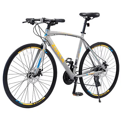 24 Speed Hybrid Bike Disc Brake 700C Road Bike For Men Women's City Bicycle • $295.99