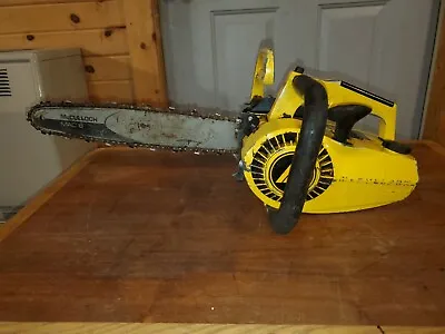 McCulloch Power Mac 6 Chainsaw With 14  Bar And Chain For Parts Or Repair Used  • $80