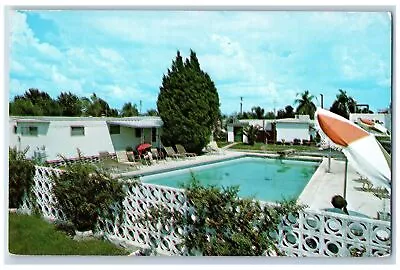 Clearwater Florida FL Postcard Green Acres Mobile Home Park Scene 1971 Vintage • $12.97
