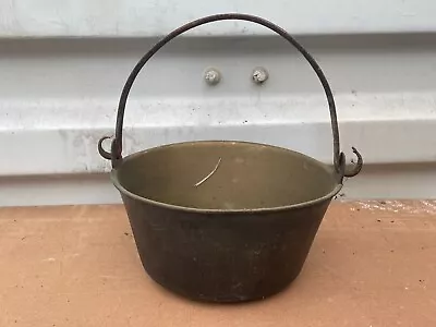 Vintage Antique Brass Jam Preserve Making Pan • £29.99