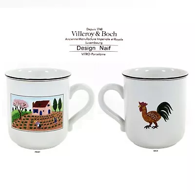 Villeroy & Boch DESIGN NAIF - #1 FARMERS 10oz Mug Farm House Garden Harvest • $12.95