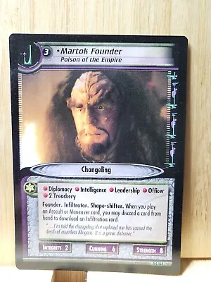 Star Trek TCG🏆2003 MARTOK FOUNDER Trading Card 🏆FREE POST • $2.61