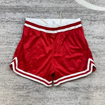 $68.77 • Buy Vintage Champion Shorts Mens 40 Red White Sweat Heavyweight Mesh Outdoor 70s 80s