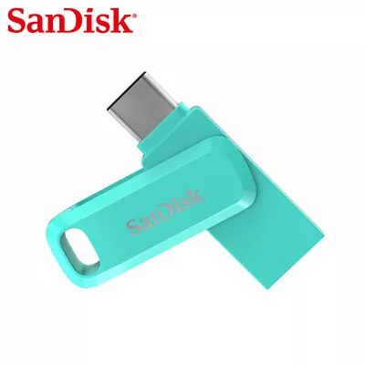 SanDisk 64GB 128GB Ultra Dual Drive Go USB Type-C OTG USB 3.1 Green Lake • $9.75