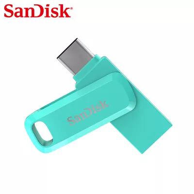 SanDisk Ultra 256GB 512GB Dual Drive Go USB Type-C OTG USB 3.1 Tiffany Green • $48.09